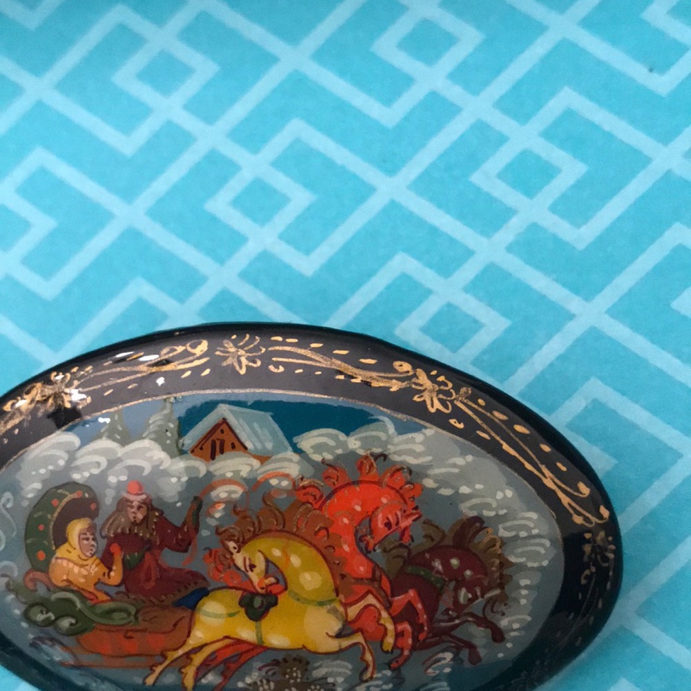 Russian brooch - Picture 3 of 4